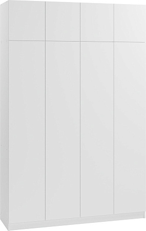 Шкаф распашной Soma Lord Lite 4-х створчатый 160x240 (белый)