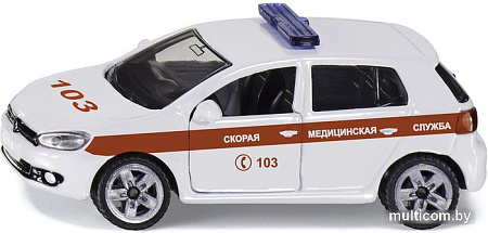 Легковой автомобиль Siku Volkswagen Скорая помощь 1411RUS