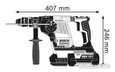 Перфоратор Bosch GBH 36 VF-LI Plus Professional [0611906002]