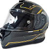 Мотошлем AIM RH365 365-012-S (S, Carbon Kaiqi Golden)