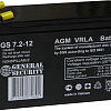Аккумулятор для ИБП General Security GS 7.2-12 (12В/7.2 А·ч)