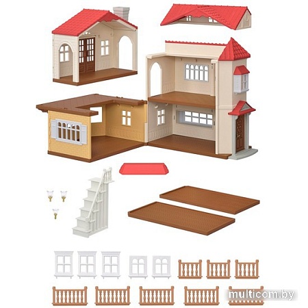 Кукольный домик Sylvanian Families Большой дом со светом 5302