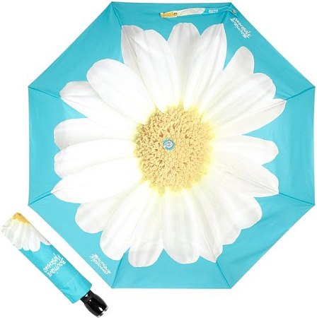 Зонт Moschino 7006-OCP Giant Daisy Lightblue