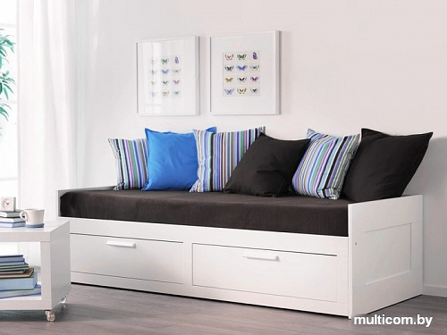 Кровать Ikea Бримнэс 200x80-160 (белый) 603.691.32