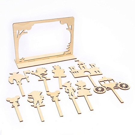 Развивающая игра Лесная мастерская Теневой театр по мотивам сказки Ш. Перро "Кот в сапогах" 5329718