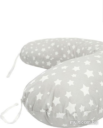 Подушка для беременных Amarobaby Звездочка AMARO-4001-ZvS (серый)