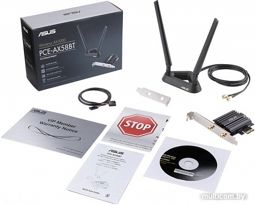 Wi-Fi адаптер ASUS PCE-AX58BT