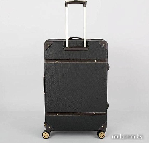 Чемодан-спиннер Francesco Molinary 336-0193/3-28 (черный)