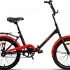 Велосипед AIST Smart 20 1.1 2024 (черный/красный)