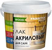 Лак Farbitex Profi Wood Акриловый для саун 1 л (матовый)