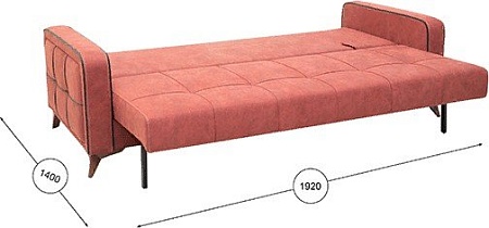 Диван Нижегородмебель Черри ТД 180 (дакар 01/силкшайн 72)