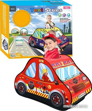 Игровая палатка Pituso Пожарная машина J1114 (50 шаров)