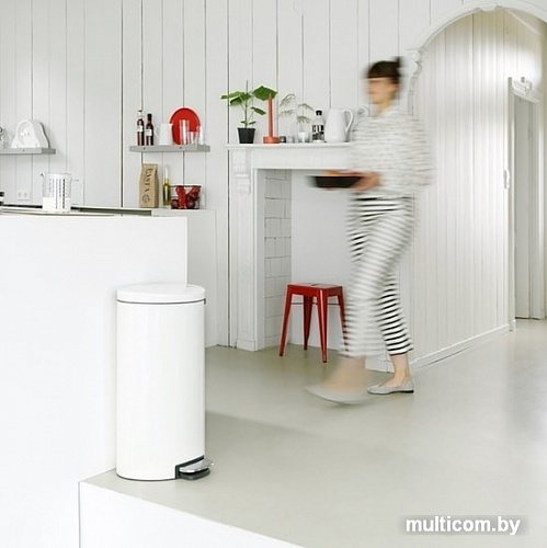 Brabantia FlatBack+ 30 л (белый)