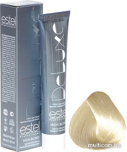 Estel Professional High Blond De Luxe 101 пепельный блондин ультра