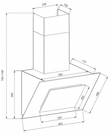 Кухонная вытяжка Graude DHK 60.0 S