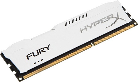 Оперативная память Kingston HyperX Fury White 4GB DDR3 PC3-14900 (HX318C10FW/4)