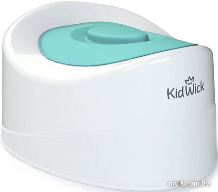 Детский горшок Kidwick Мини KW010102 (белый/бирюзовый)