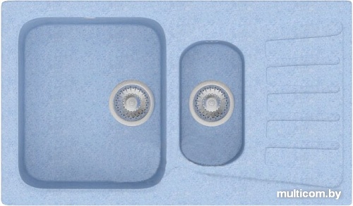 Кухонная мойка Polygran F-18 (опал)