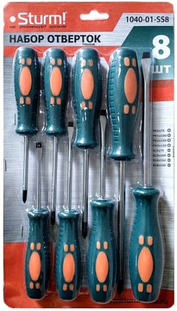 Набор отверток Sturm 1040-01-SS8 (8 предметов)