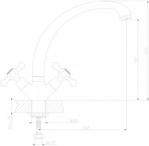Смеситель Decoroom DR49029