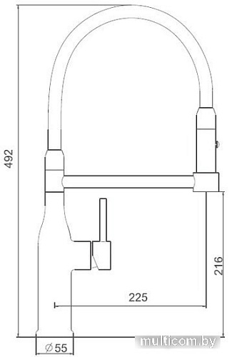 Смеситель Gappo G4398-51