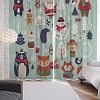 Комплект штор JoyArty Новогодние зверюшки 1.45x2.65 м p_380868_145x265 (2 шт)