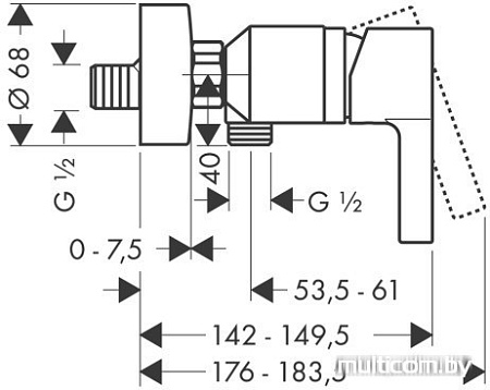 Смеситель Hansgrohe Metris S 31660000