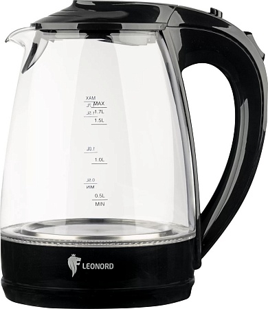 Электрический чайник Leonord LE-1514 107166 (черный)