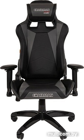Кресло CHAIRMAN Game 44 (черный/серый)