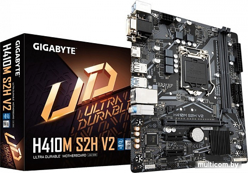 Материнская плата Gigabyte H410M S2H V2 (rev. 1.0)