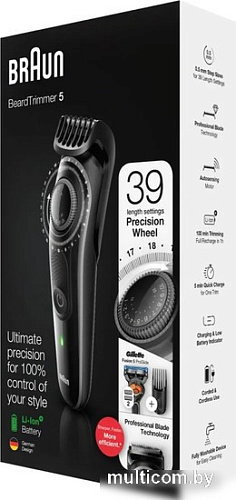 Триммер для бороды и усов Braun BT3941TS с бритвой Fusion ProGlide