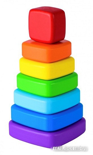 Пирамидка Mega Toys Квадрат 60206