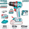 Дрель-шуруповерт Total TDLI205582 (с 1-им АКБ)
