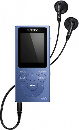 MP3 плеер Sony NW-E394 (синий)