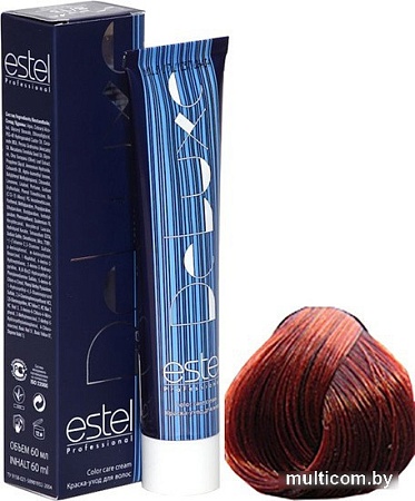 Estel Professional De Luxe 6/50 темно-русый красный для седины