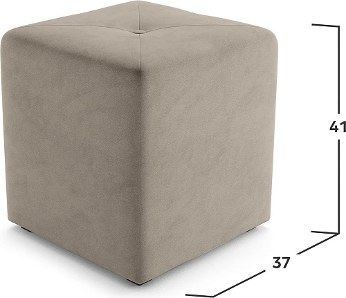 Пуфик Mio Tesoro 133 (бежевый Happy 102)