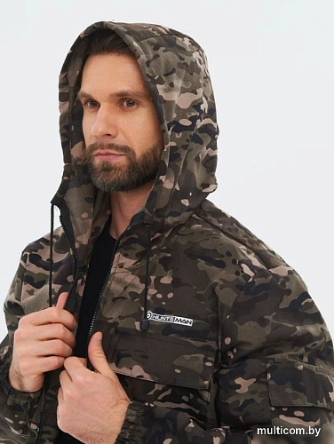 Костюм Huntsman Стрелок летний Сорочка смесовая Черный мультикам (р-р 56-58/182-188)