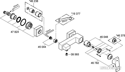 Смеситель Grohe Eurocube 23145000