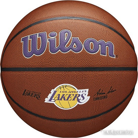 Баскетбольный мяч Wilson NBA LA Laker WTB3100XBLAL (7 размер)