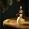 Фигурная свеча Tkano New Year Essential Festive snowman TK24-NY_CND0009 (белый/красный)