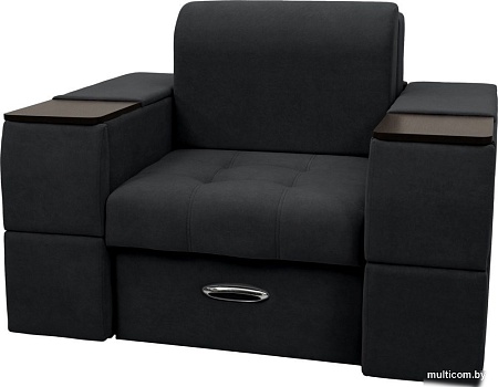 Сириус Лидер-13 ППУ 135x110 (Eva 11 велюр черный)