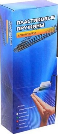 Пластиковая пружина для переплета Office-Kit 22 мм (прозрачный)