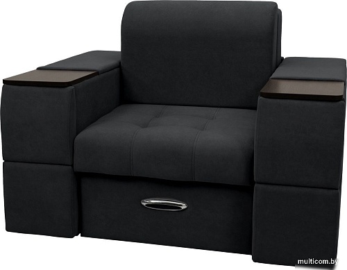 Сириус Лидер-13 ППУ 135x110 (Eva 11 велюр черный)