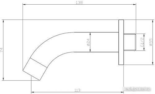 Излив Esko SP11 (черный)