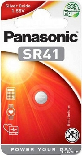 Батарейка Panasonic SR41 SR-41EL/1B (1 шт)