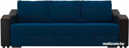 Диван Лига диванов Монако 102030 (синий/черный)