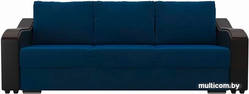 Диван Лига диванов Монако 102030 (синий/черный)