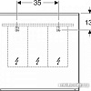 Geberit Зеркало 501.072.00.1 (с подсветкой)