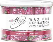Воск ItalWax для депиляции Flex Малина в банке (400 г)