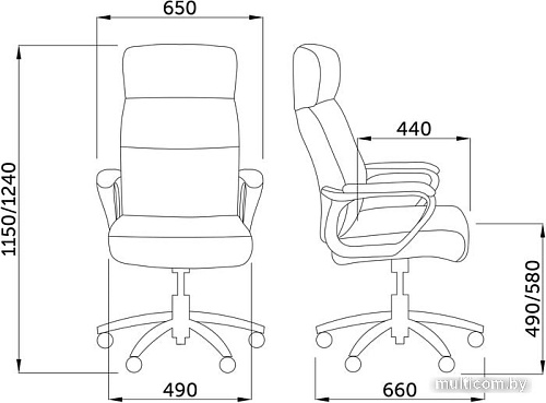 Кресло Седия Пауло (черный)